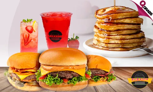 Open Voucher & Burgers or Pancake Stacks for Two!